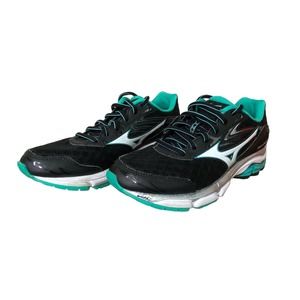 Women’s Mizuno running shoe Wave Inspire 12 Teal Black 6.5 athletic work…